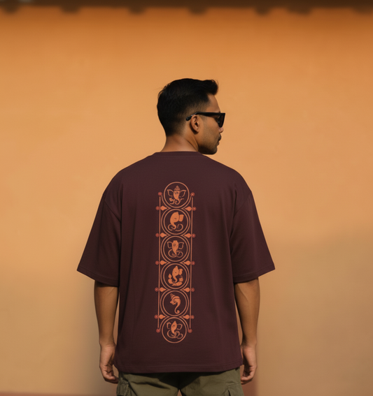 Ganpati Oversized Unisex T-Shirt
